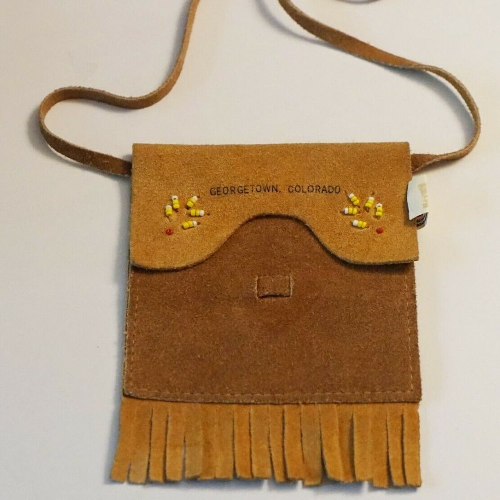 Brown mini carry bag